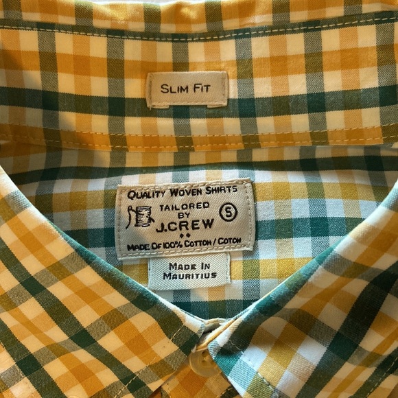 Men’s J. Crew quality woven button down. Slim Fit. Size Small. 💯% cotton. - Picture 3 of 8